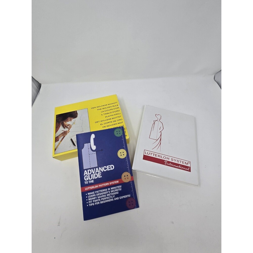 VINTAGE LUTTERLOH SYSTEM INTERNATIONAL GOLDEN RULE PATTERN MAKING SEWING TOOLS